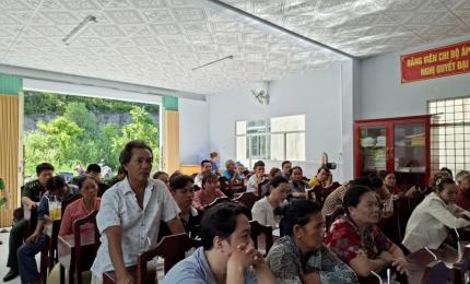 Từ ngày 11 đến 12/8/2026, Ủy ban MTTQ Việt Nam đặc khu Kiên Hải phối hợp tổ chức các hội nghị tiếp xúc cử tri sau Kỳ họp giữa năm 2026 của HĐND đặc khu. Qua các hội nghị, 36 ý kiến được các cơ quan chức năng giải trình, làm rõ tại chỗ; 12 ý kiến còn lại được tổng hợp, chuyển cơ quan có thẩm quyền xem xét, giải quyết.