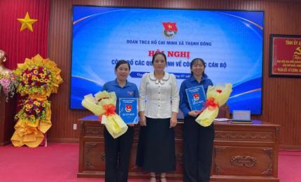 Sáng 31/7, Ban Chấp hành Xã đoàn Thạnh Đông tổ chức Hội nghị sơ kết công tác Đoàn, Hội và phong trào thanh thiếu nhi 6 tháng đầu năm 2026.